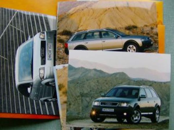 Audi Pressemappe Genf 2000 A2 Allroad Quattro +A3-A8 S-S8 RS4