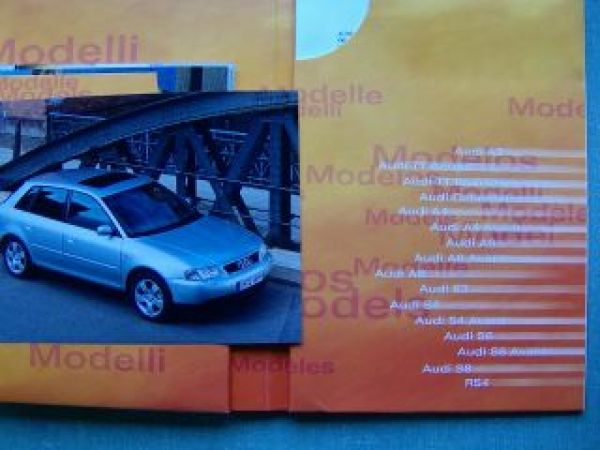 Audi Pressemappe Genf 2000 A2 Allroad Quattro +A3-A8 S-S8 RS4