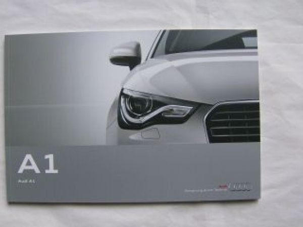 Audi A1 Prospekt Buch +exclusive line +s line November 2011