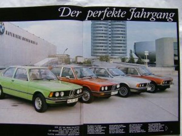 BMW Journal 1/1978 3er Baur TC E21,E12,E23,E24 +Schnittbilder