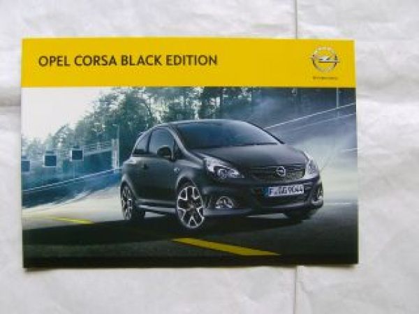 Opel Corsa D Black Edition November 2011 NEU