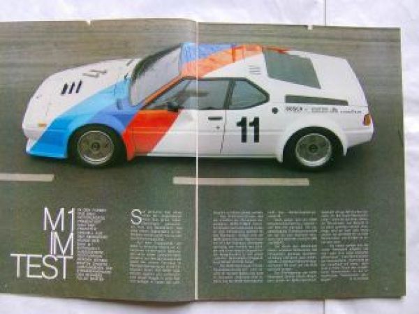 BMW Journal  2/1978 M1 E26,BMW Produktion,Ernst Henne