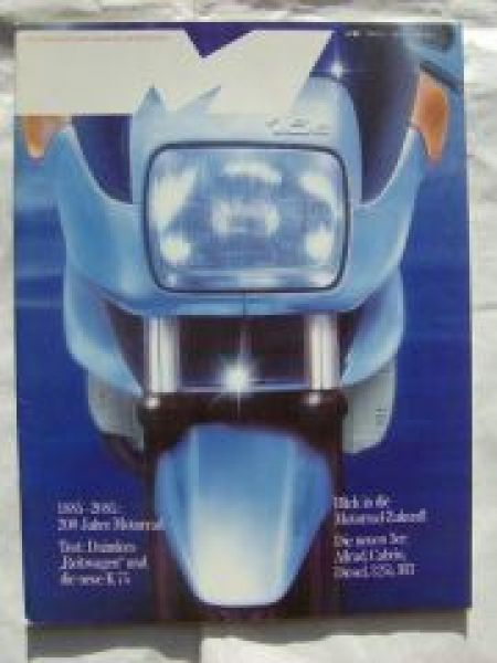 M Magazin d.Mobilen Generation 4/1985 324d E30,M3 E30,K75