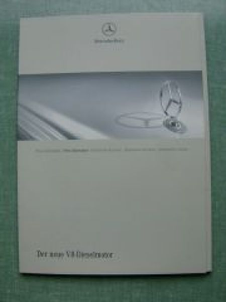Mercedes Benz Pressemappe V8 Dieselmotor 2005
