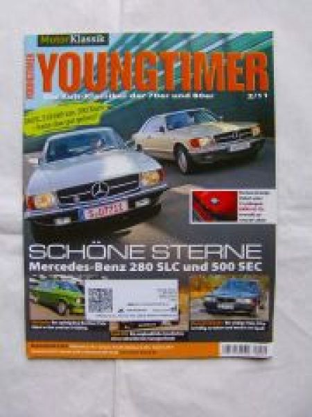 Youngtimer 2/2011 BMW 635CSi E24,280SLC R107 vs. 500SEC C126