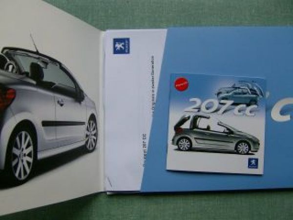 Peugeot Pressemappe 207 CC 2007