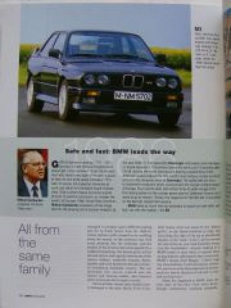 BMW Magazine Sardinia Special 1998 E46, M3 E30