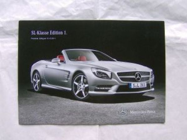 Mercedes Benz SL-Klasse BR231 Edition 1 15.Dezember 2011