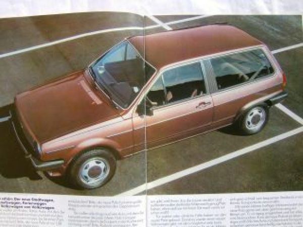 VW Polo Steilheck 86C Januar 1982 Rarität