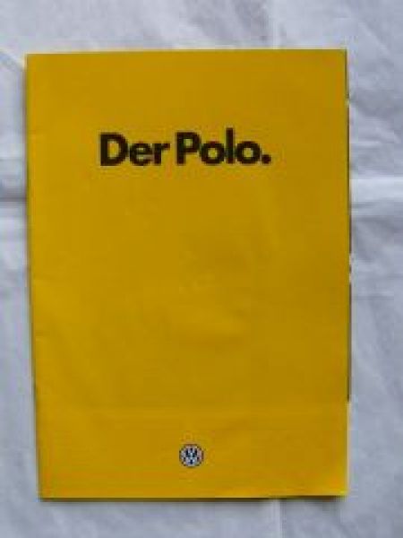 VW Polo Steilheck 86C August 1983 Rarität