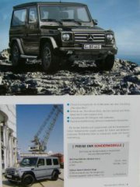 Mercedes Benz Offroad 2/2011 G-Klasse BA3, Final Edition,250GTD,