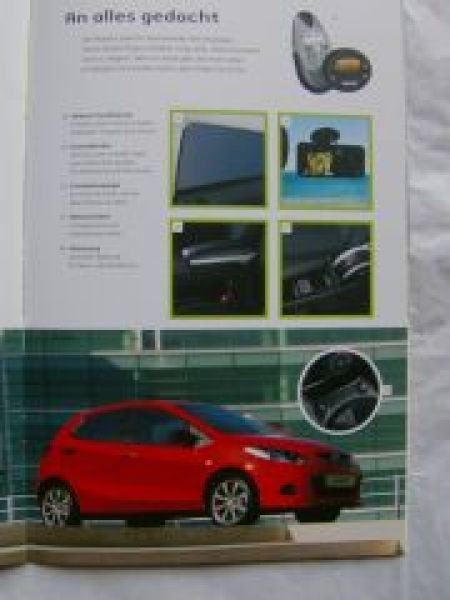 Mazda 2 Zubehör Prospekt März 2008 NEU