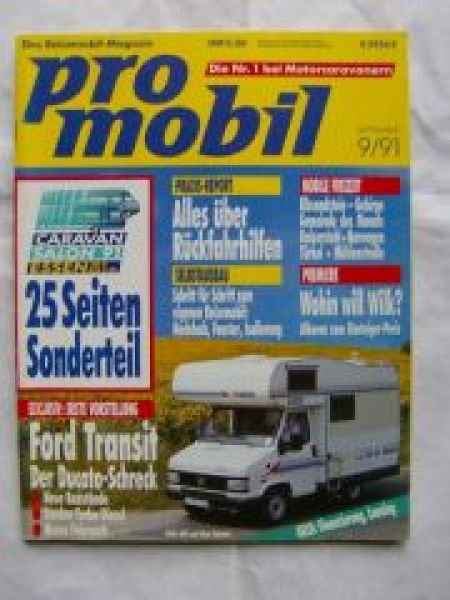 pro mobil 9/1991 Fendt 680SKF,Elnagh Clipper 620 Plus