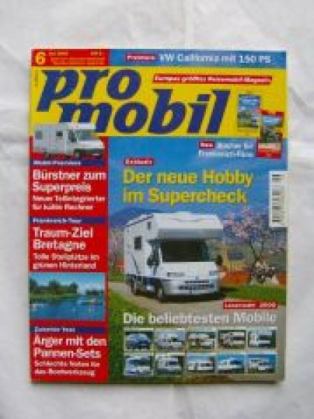 pro mobil 6/2000 Rotec 6400Ti, Bavaria Camp,40 Jahre Knaus