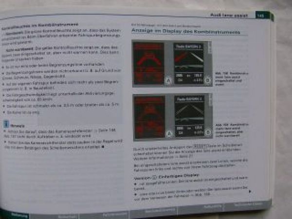 Audi A5 Mai 2008 Bordbuch Betriebsanleitung