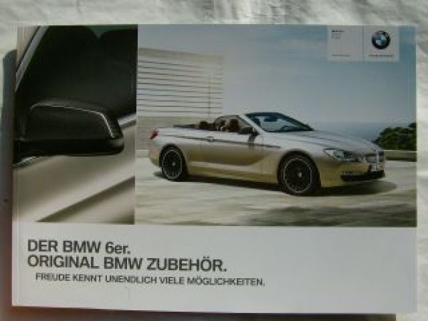 BMW 6er Cabrio Coupè F12 F13 Original Zubehör Februar 2011