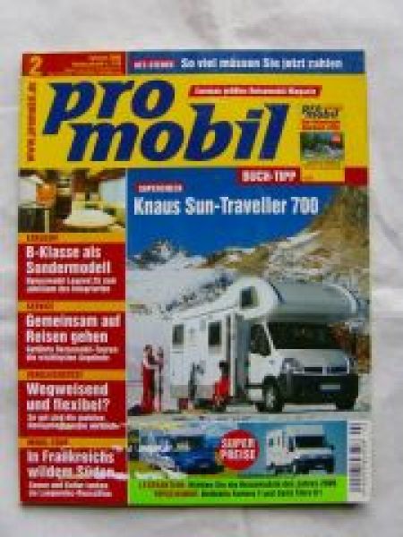 pro mobil 2/2006 Knaus Sun-Traveller 700,Bürstner Marano,Laika X