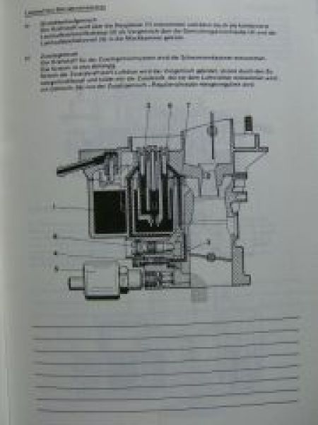BMW 1B2 Fallstromvergaser Reparaturanleitung April 1981
