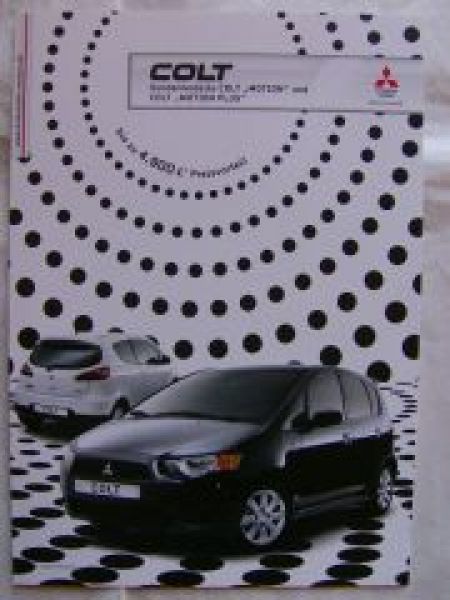 Mitsubishi Colt MOTION + MOTION PLUS Oktober 2011