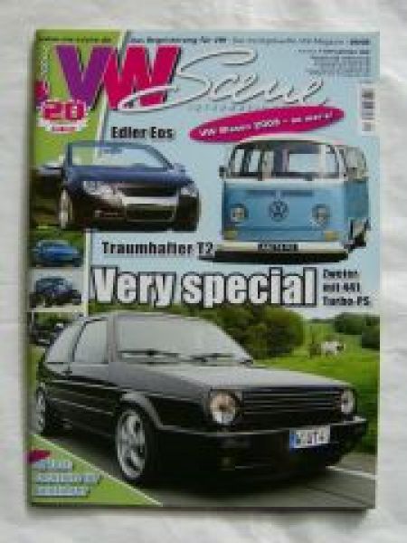 VW Scene 9/2009 T2, Eos, Golf I Cabriolet,VW T4 Bericht