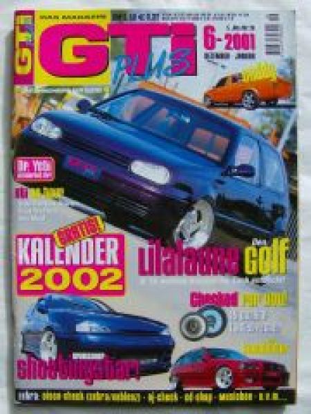 GTI plus 6/2001 VW Polo 6N, Opel Tigra, BMW E36 Touring,Audi Cab