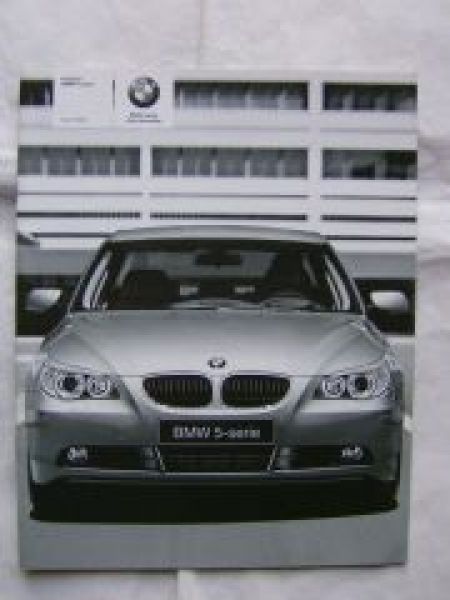 BMW Pijslijst 5-serie Maart 2004 520i-545i,525d-530d E60 E61