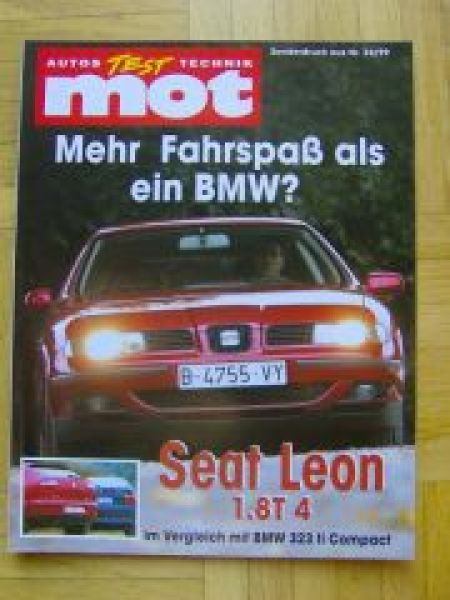 mot 24/1999 Seat Leon 1.8T 4 gegen BMW 323ti compact E36