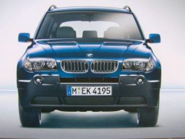 BMW X3 2.5i 3.0i 3.0d E83 März 2004 NEU