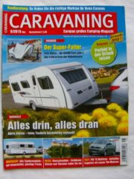 caravaning 5/2010 Ysin Opera, Adria Alpina, VW T5 Multivan