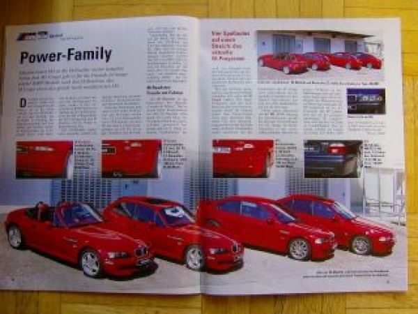 Auto Zeitung 21/2000 BMW M wie Mumm M3 E30 +M3 E36 +GT +Cabrio