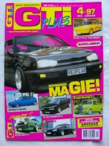 GTI plus 4/1997 Mini Spezial, Typ3 TL,Polo,Heft mit Poster