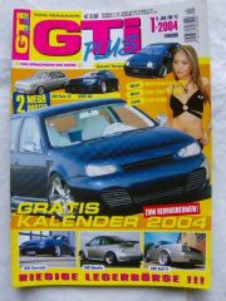 GTI plus 1/2004 VW New Beetle,Audi A4, VW Corrado,Twingo