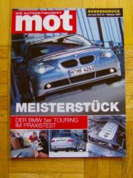 mot 22/2004 BMW 5er Touring E61 im Praxis-Test