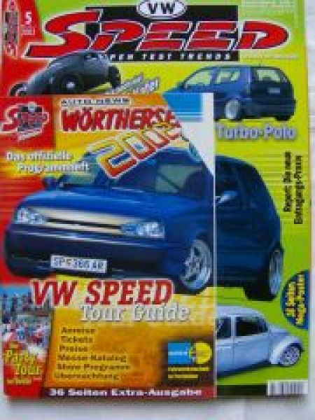 VW Speed 5/2002 Typ3 Carrera 3.2, Polo 6N,VW Bus T3 Kaufberatung
