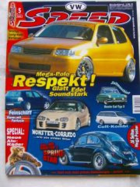 VW Speed 5/2003 Typ3, T1 Bus 1302, Passat 35i,Käfer,Vento VR6