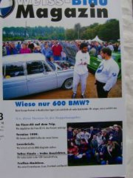 Weissblau Magazin Nr.13 November 1998 Termine 1999,Nordkirchen