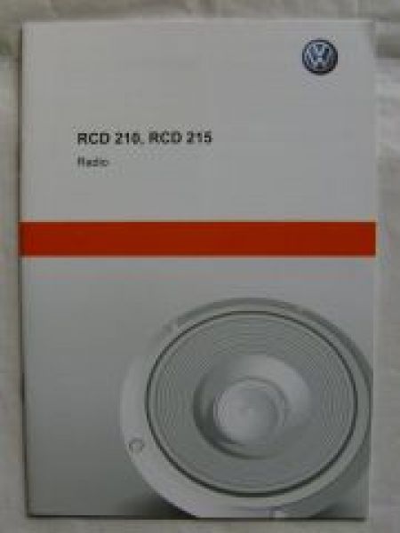 VW RCD 210, RCD 215 Radio Anleitung Rumänisch März 2011