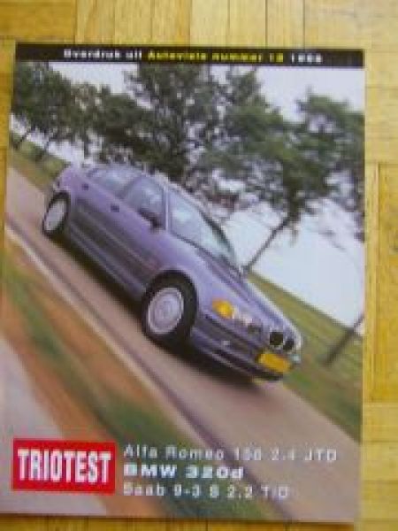 Triotest Holland BMW 320d E46 Alfa Romeo 156 2.4JTD Saab 9-3 S 2