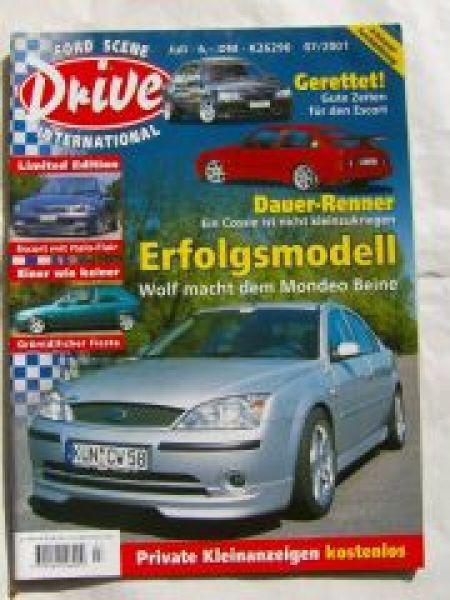Ford Scene International Drive 7/2001 Escort XR3i, Mustang editi