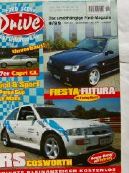 Ford Scene International Drive 9/1999 Capri GL von 1977,Escort X