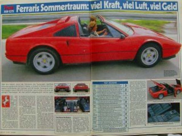 Auto Bild 23/1986 Golf GTi Kat, Kadett GSi kat Peugeot 205GTi, R