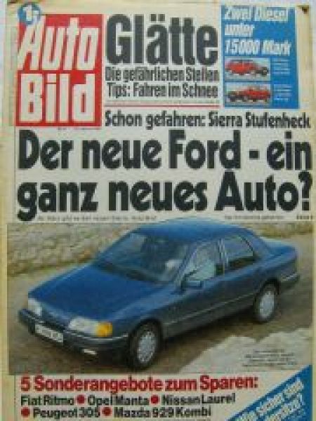 Auto Bild 4/1987 Daihatsu Charade Diesel,Seat Ibiza Diesel