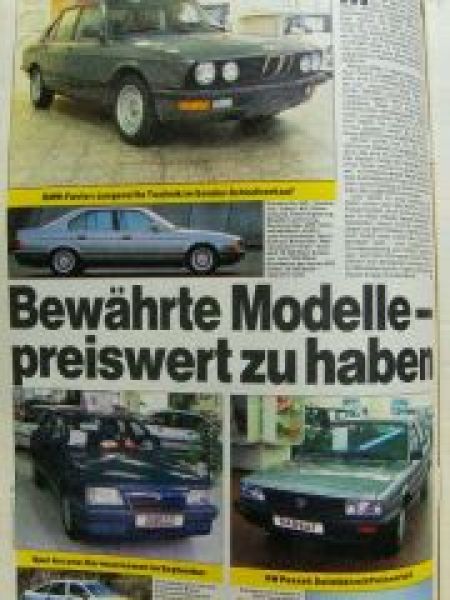 Auto Bild 1/1988 Mazda 323 Kombi vs. Lancer vs. Sunny vs. Coroll