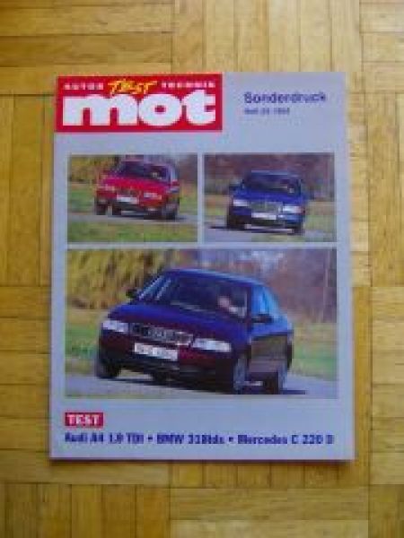 mot 26/1994 Audie A4 1.9TDi gegen 318tds E36 C220D W202