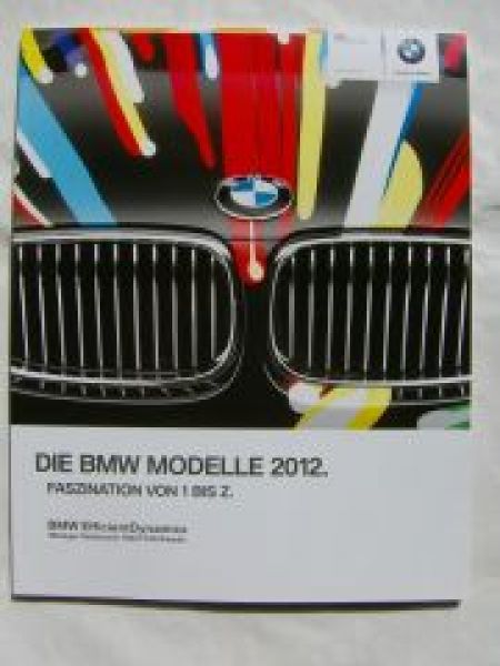 BMW Modelle 2012 Faszination von 1 bis Z März 2012 NEU