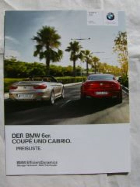 640i 650i +xDrive 640d Cabrio F12 Coupè F13 März 2013 NEU