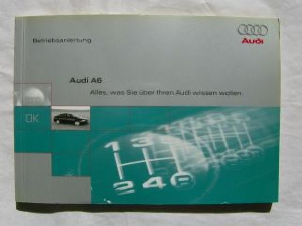 Audi A6 Typ4B C5 Betriebsanleitung Januar 1997