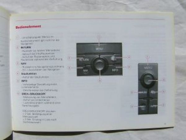 Audi Bedienungsanleitung Navigationssystem Januar 2000