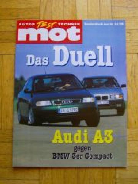 mot 18/1996 Audi A3 gegen 3er Compact E36