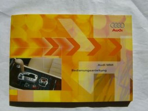 Audi MMI Bedienungsanleitung Dezember 2002 Rarität